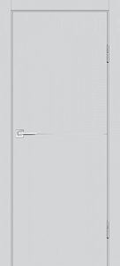 Товар Межкомнатная дверь П-19 ал. молдинг Хром Сапфир матовый